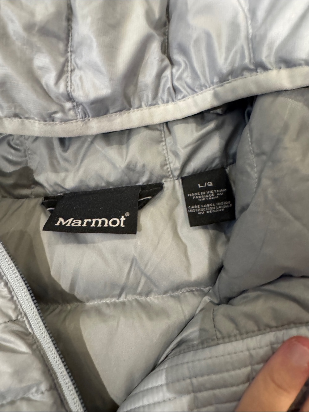 Gray Marmot Puffer Jacket - Picture 3 of 4